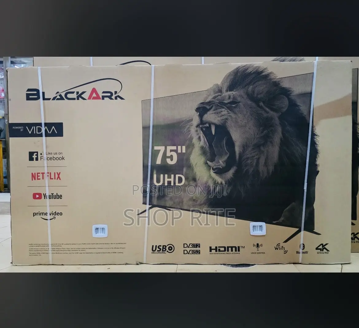 Blackark 75 Inches Brand New Tv