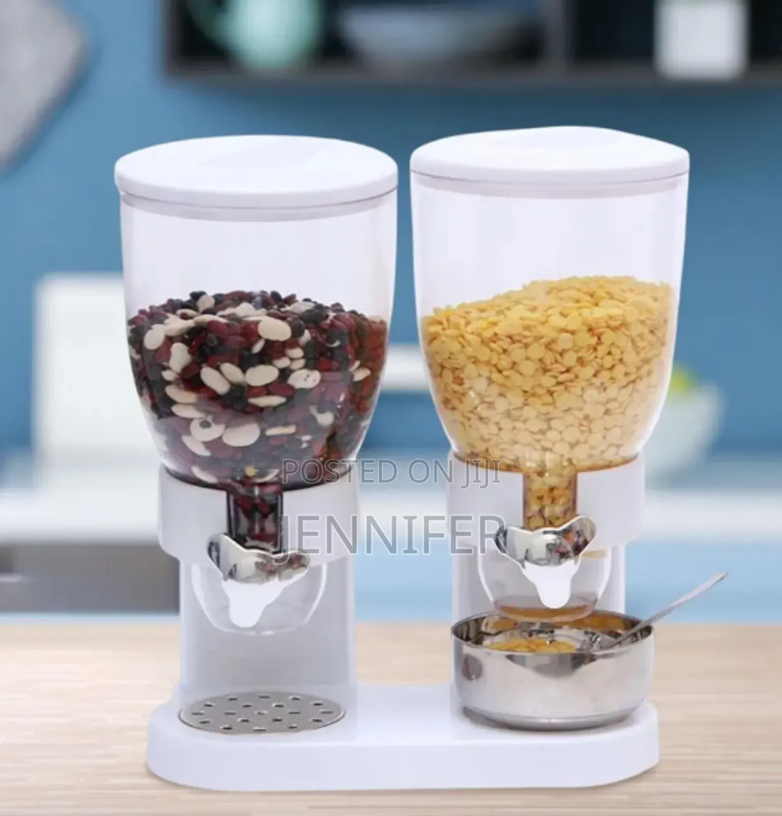 New Double Sided Dry Cereal Dispenser