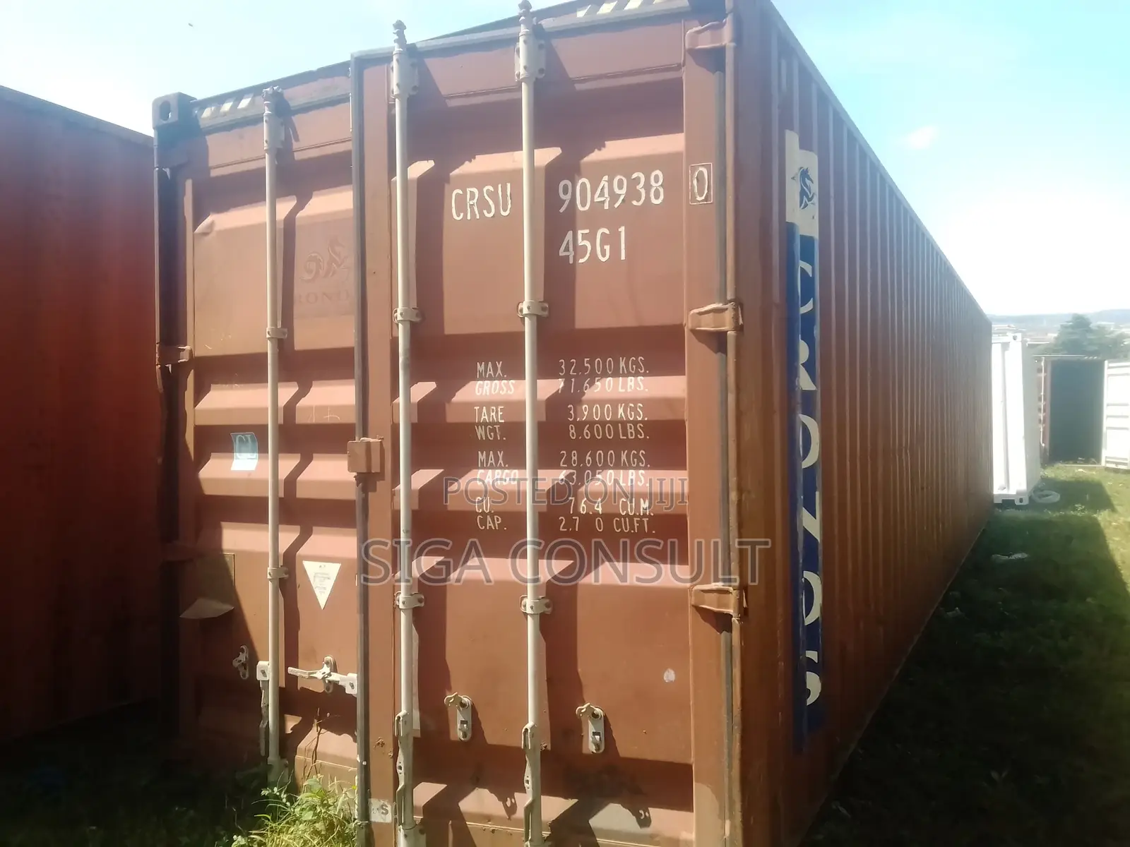 Clean 40ft Cargo Containers on Sale in Kakajjo