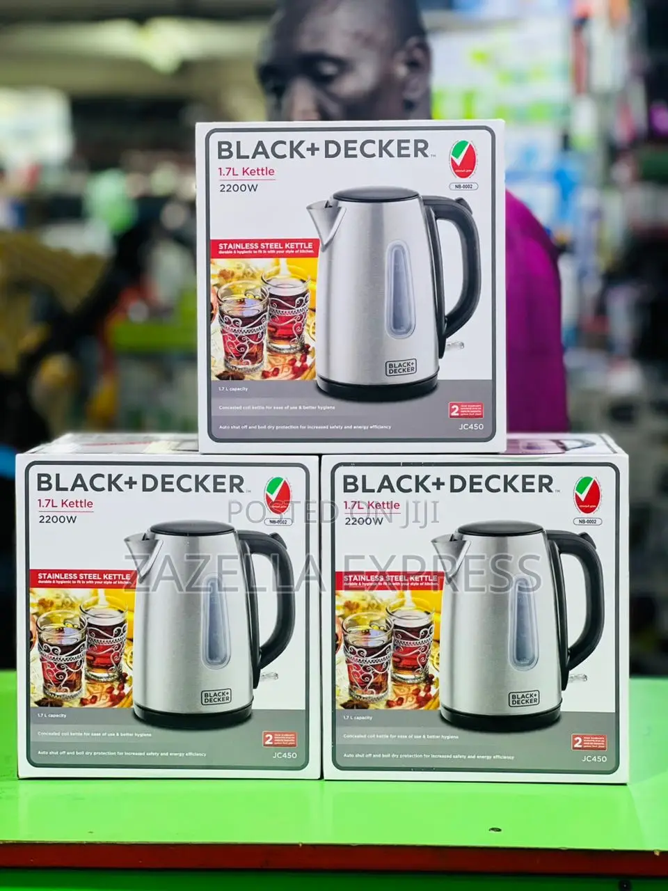 Black and Decker 1.7l Kettle 2200w