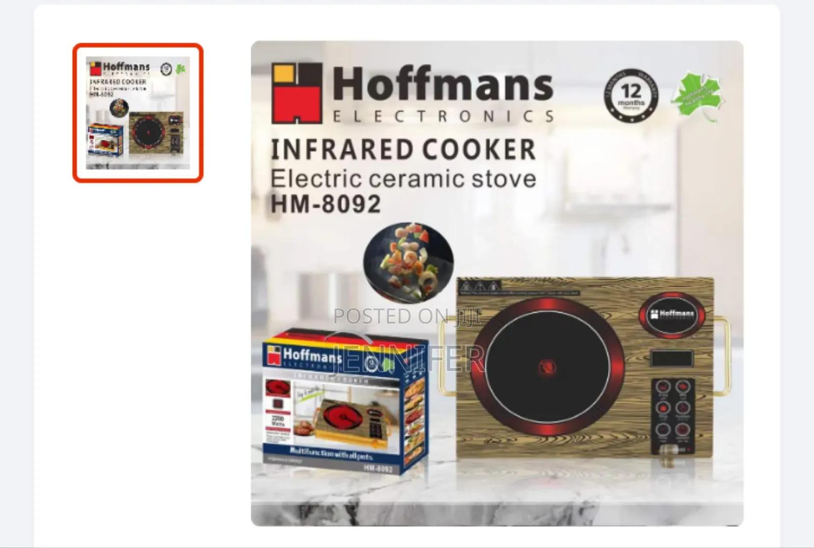 Hoffman Infrared Cooker