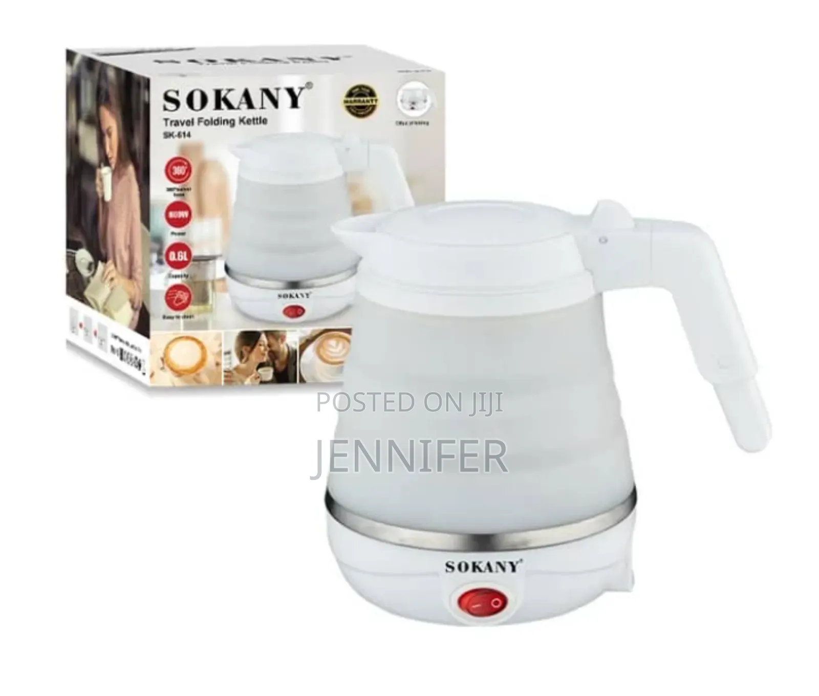 Sokany Travel Folding Kettle