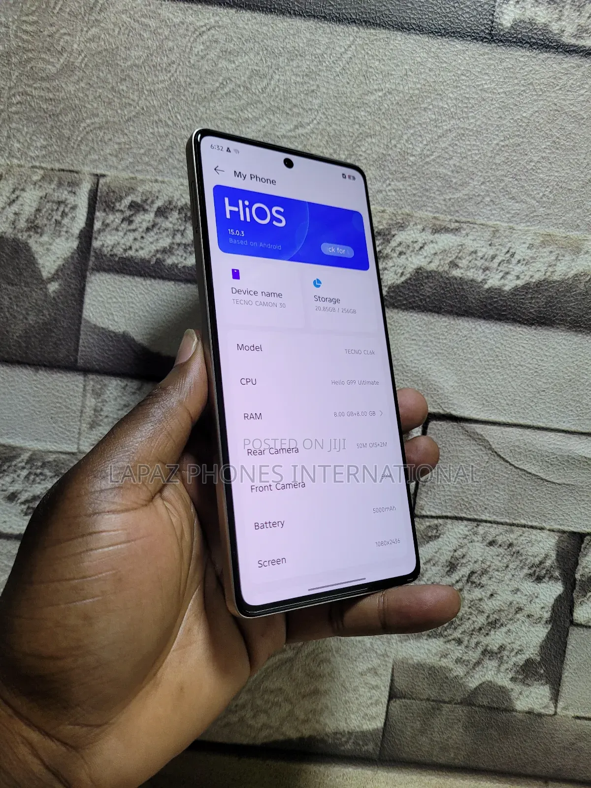 Tecno Camon 30 256 GB Blue