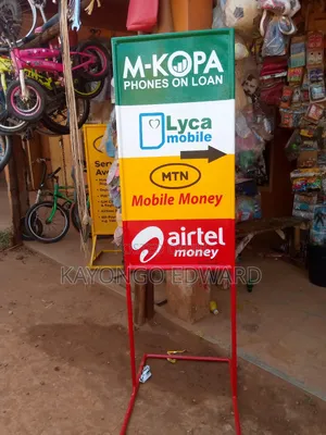 Signage for Different Communication Companies