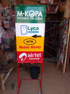 Signage for Different Communication Companies
