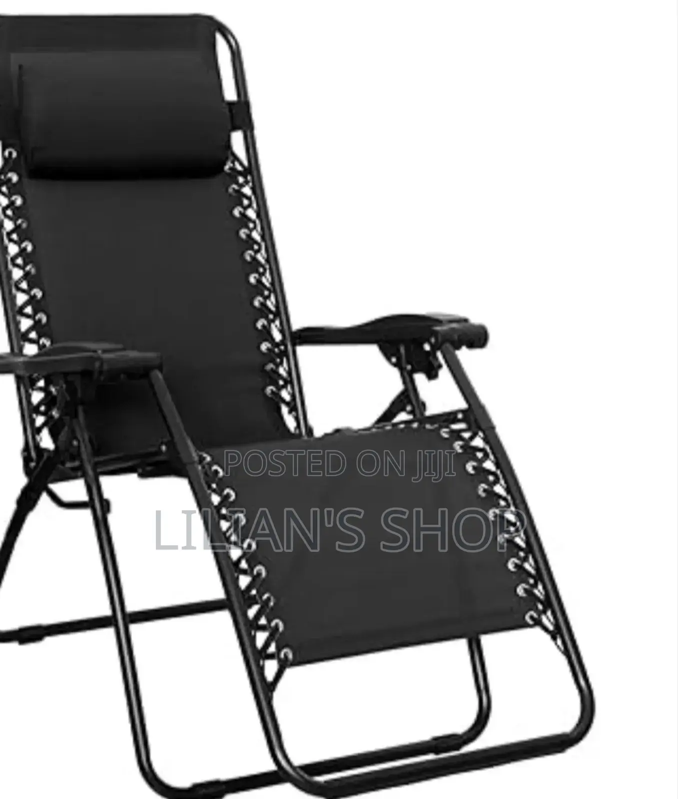 Zero Gravity Foldable Chair Black