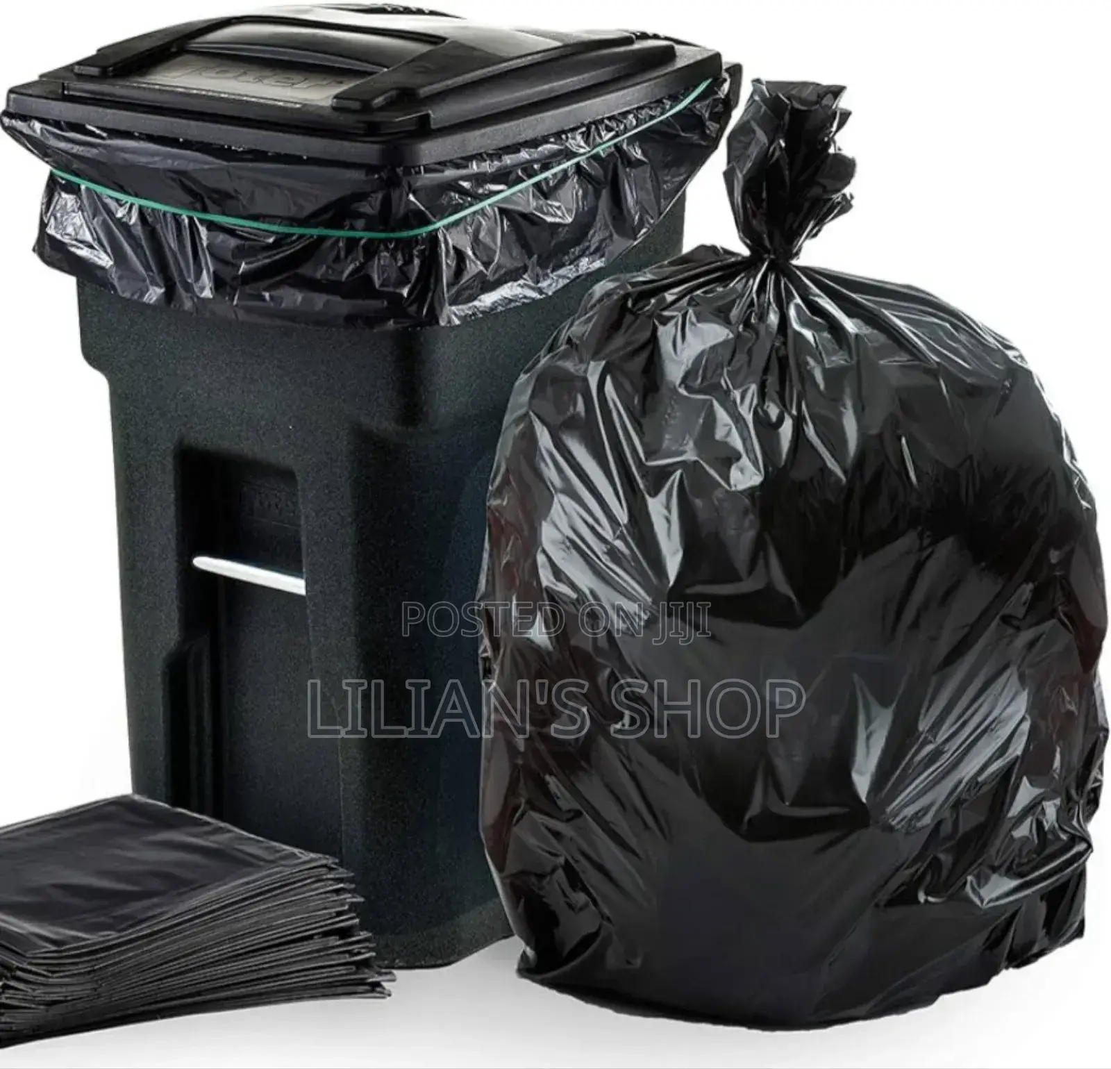 120l Litrs Black Trash Bag (20bags)
