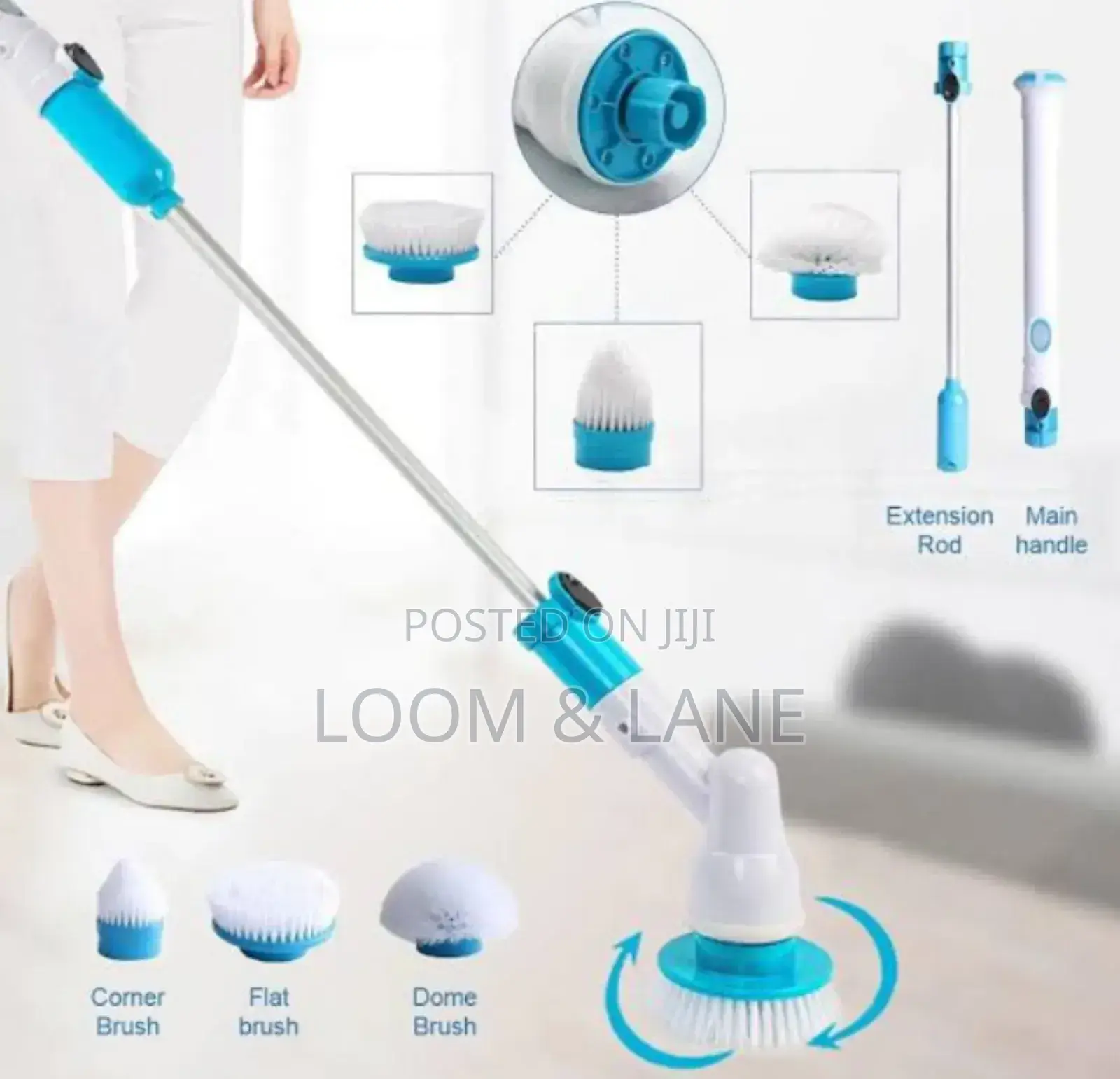 Rechargeable Hurricane Spin Scrubber