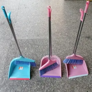 Plastic Hand Broom and Dust Pans