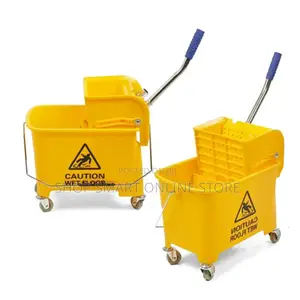 Yellow Mopping Bucket Plastic Mopping Bucket