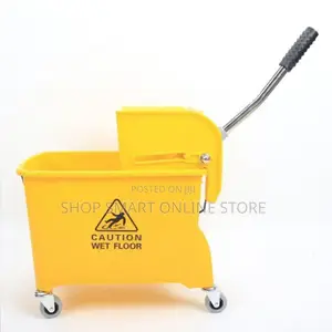 Yellow Mopping Bucket Plastic Mopping Bucket
