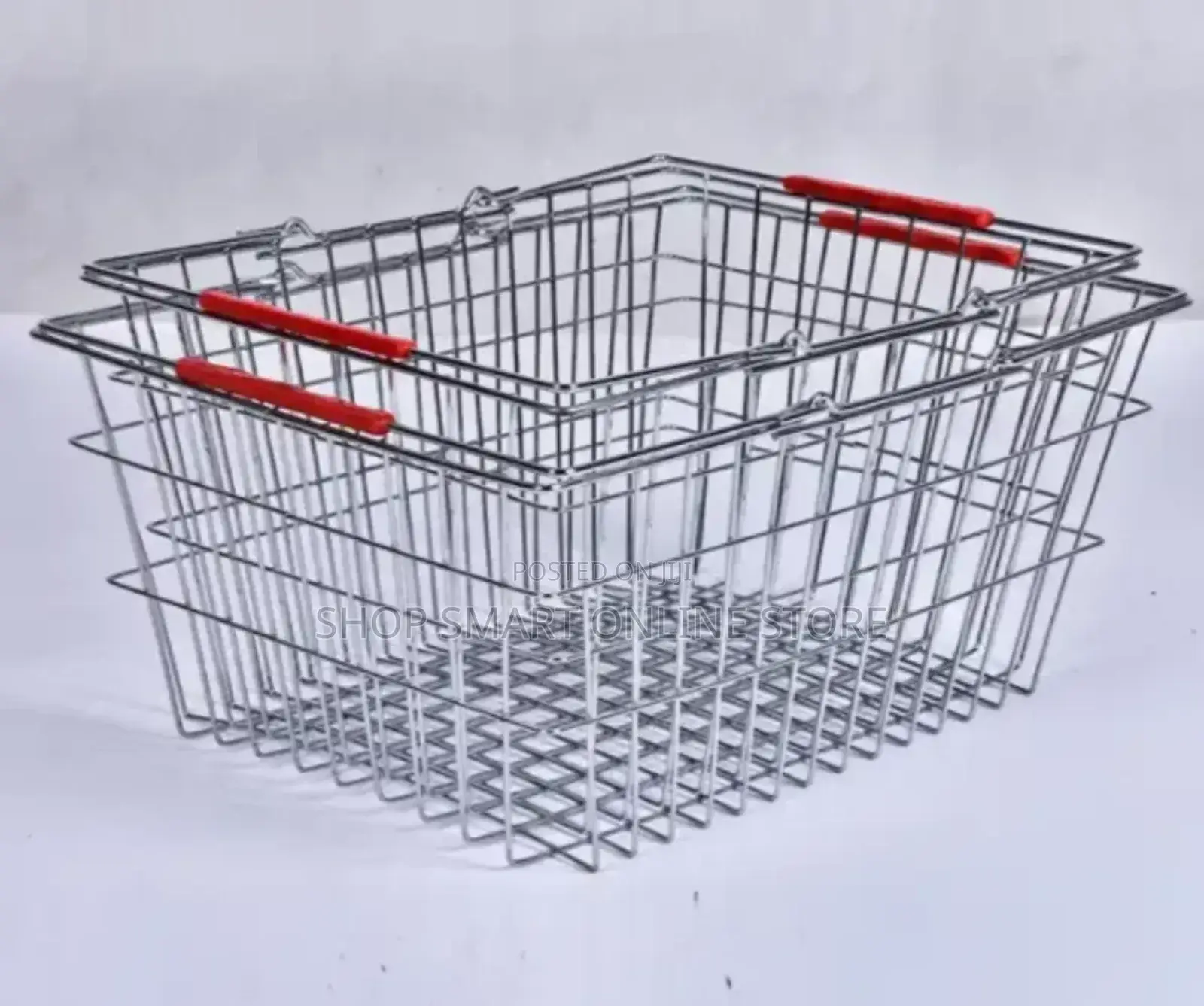 Metallic Shopping Supermarket Basket