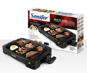 Sonifer Electric Multi Portion Grill Powerful Electric BBQ