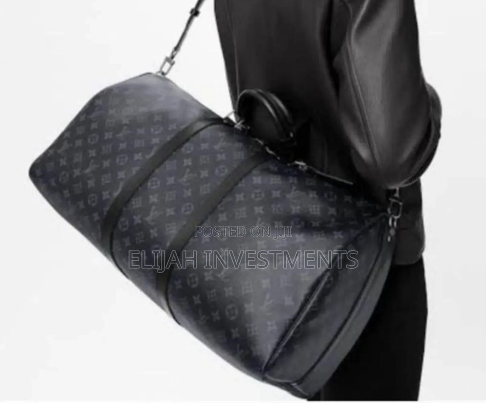 Monogram Eclipse Keepall Bandouliere 55 Travel Duffle Bag