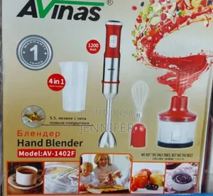 Av-1408f Professional 4 in 1 Hand Blender