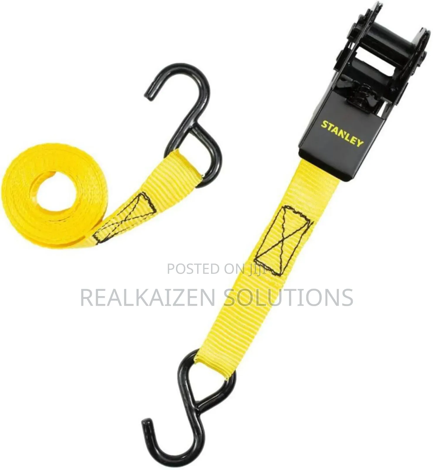 Uk Stanley Cargo Ratchet Tie Down 3meters Strap 2pc
