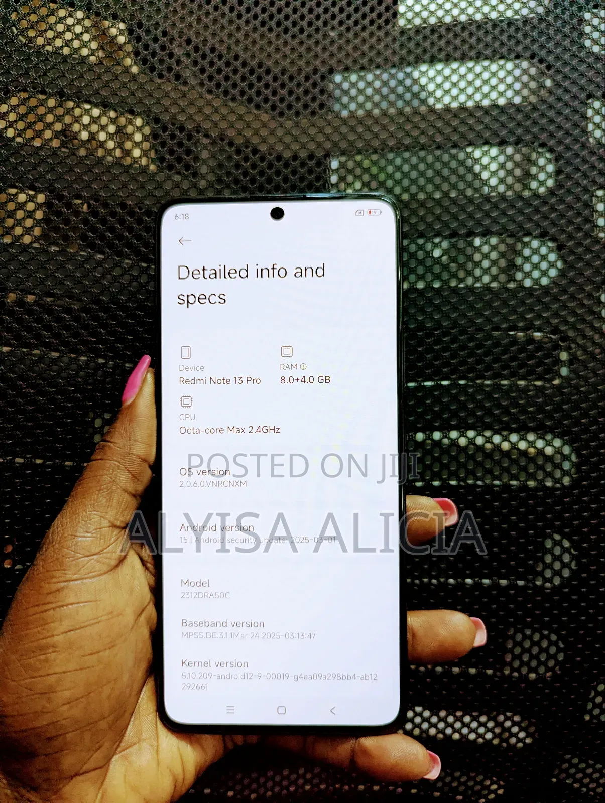Xiaomi Redmi Note 13 Pro 5G 256 GB Black