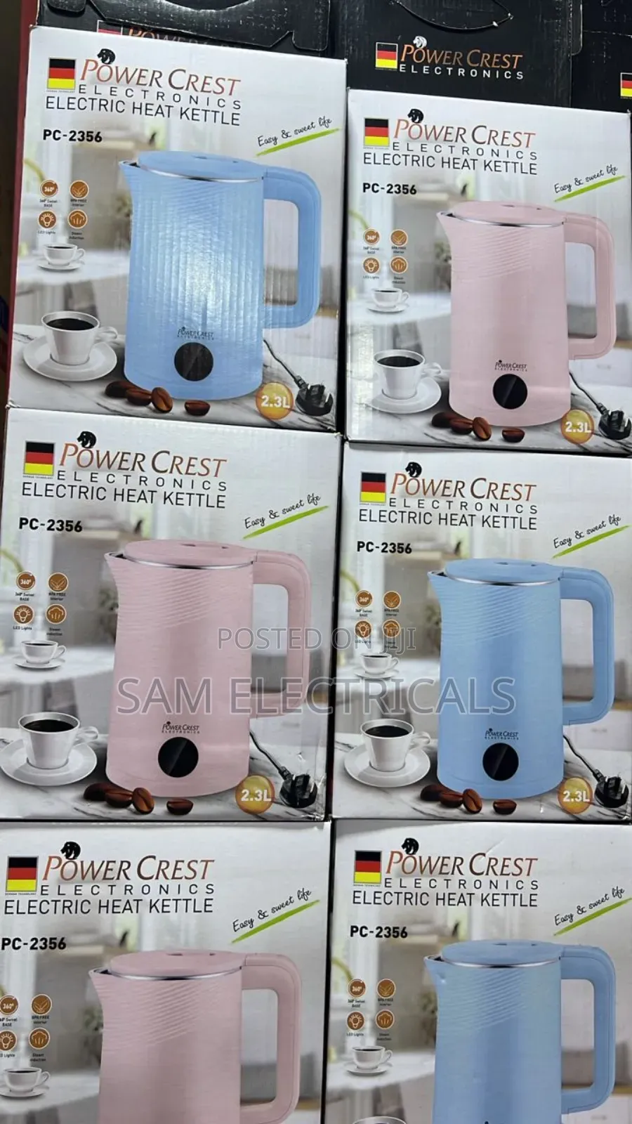 Power Crest Electric Heat Kettle