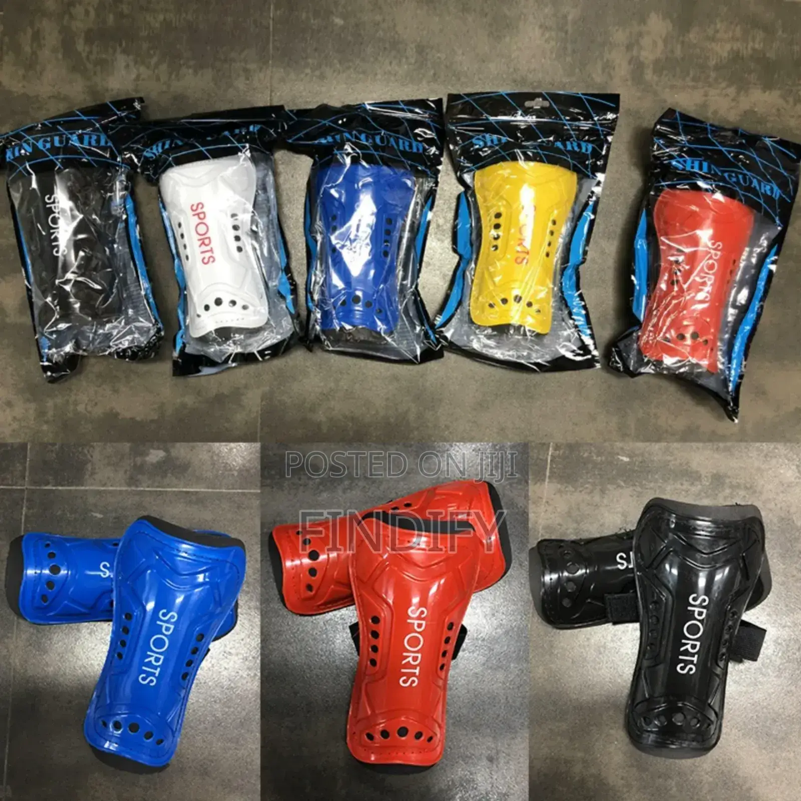 Sublimation Football Shin Pads Adult Soccer Shinguards