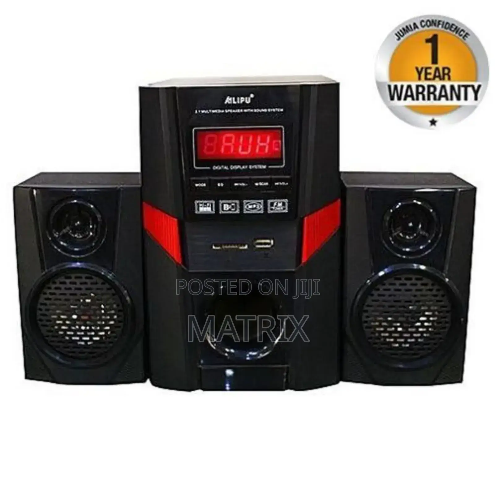Ailipu 2.1 Fm/Sd Multimedia Bluetooth Home Audio System