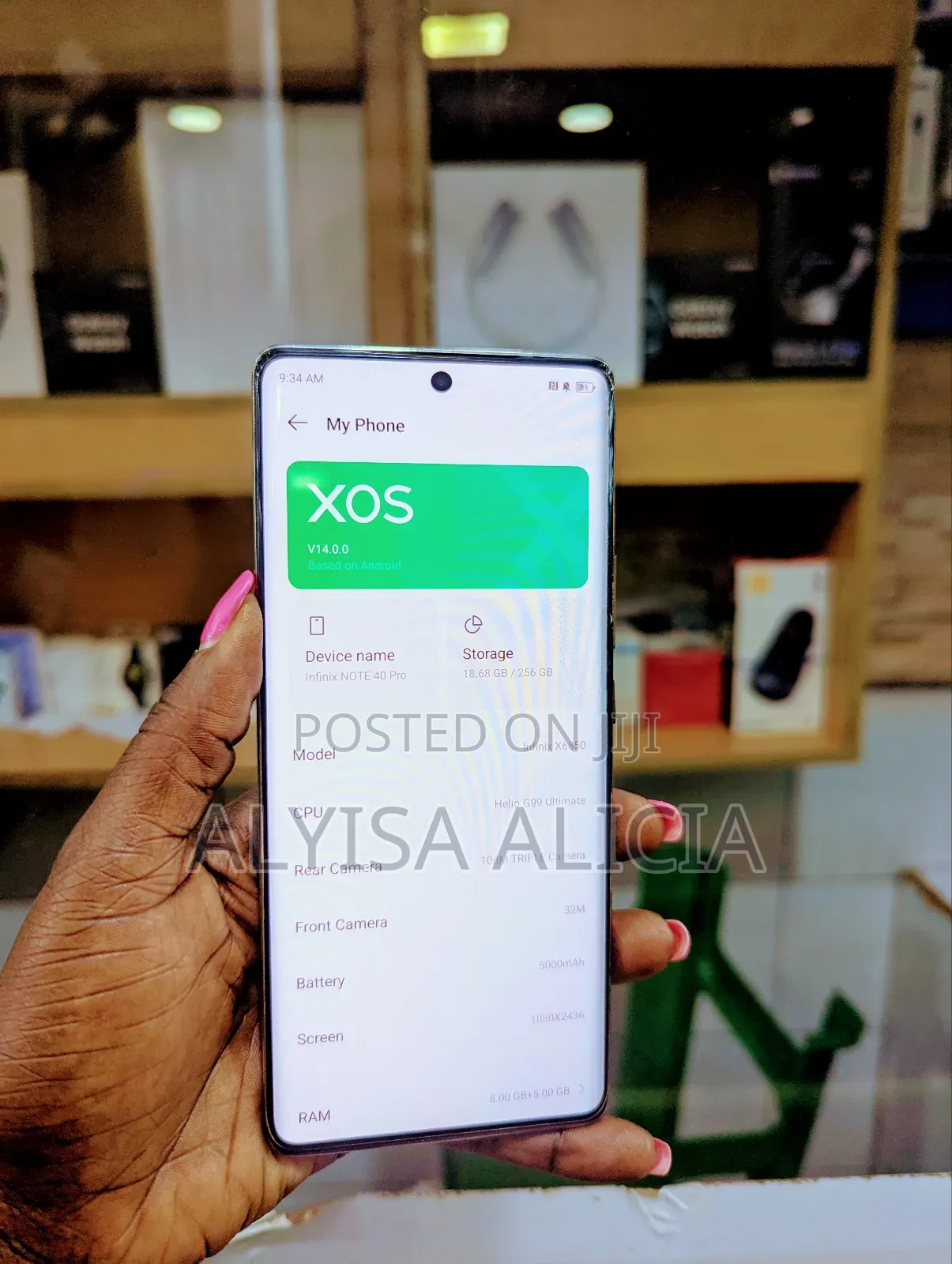 Infinix Note 40 Pro 256 GB Green