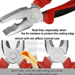 Combination Pliers 8"/200mm - Red