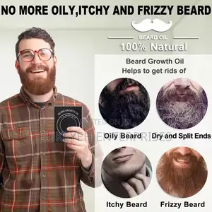 Beard Oil Growth Fast Nourishing Beard 100% Natural Organic