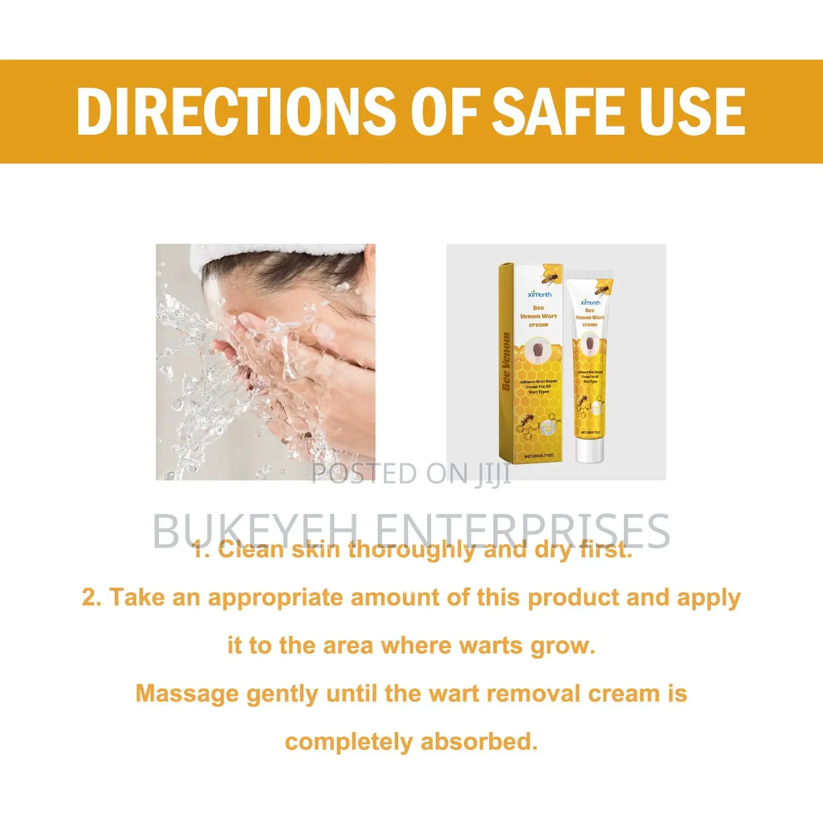 Bee Venom Wart Cream Remove, Gentle Skincare Skin