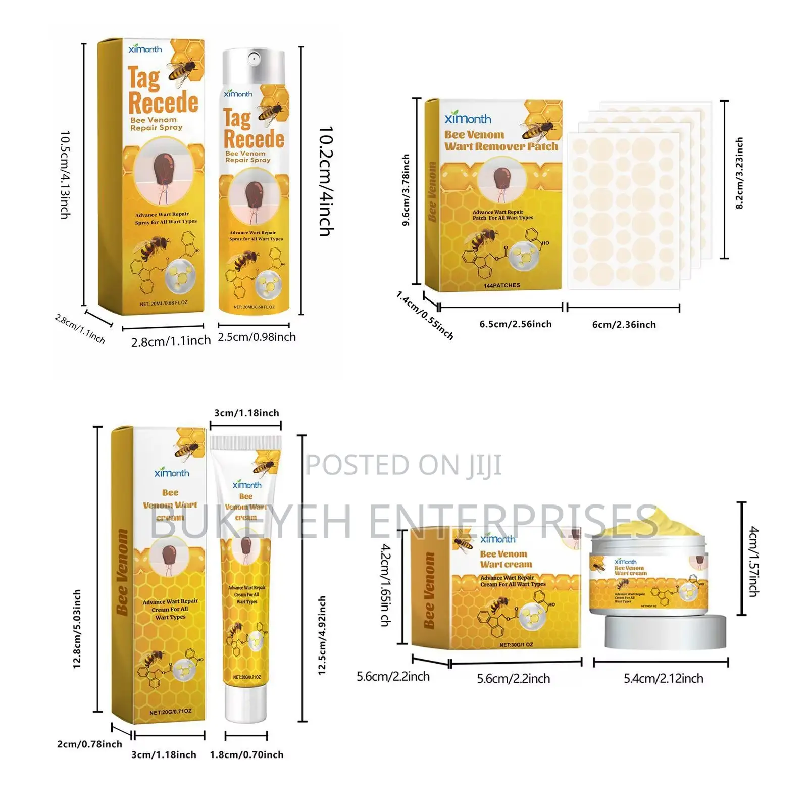 Bee Venom Wart Cream Remove, Gentle Skincare Skin