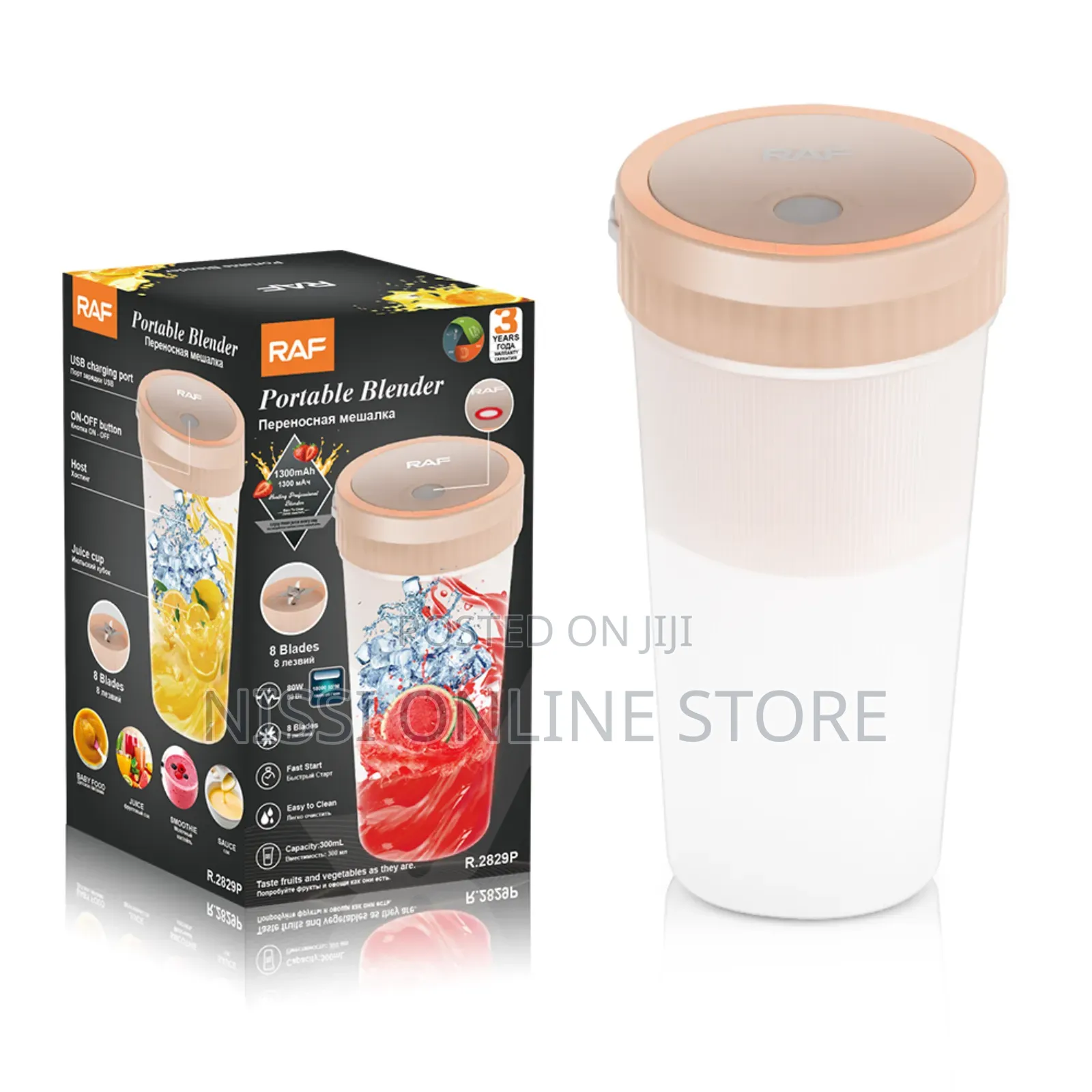 80w Raf Portable Blender