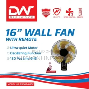 Dwwf4002 Wall Fan With Remote