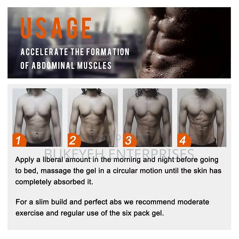 Powerful Abs Muscle Stimulation Cream – Fat Burning Slim