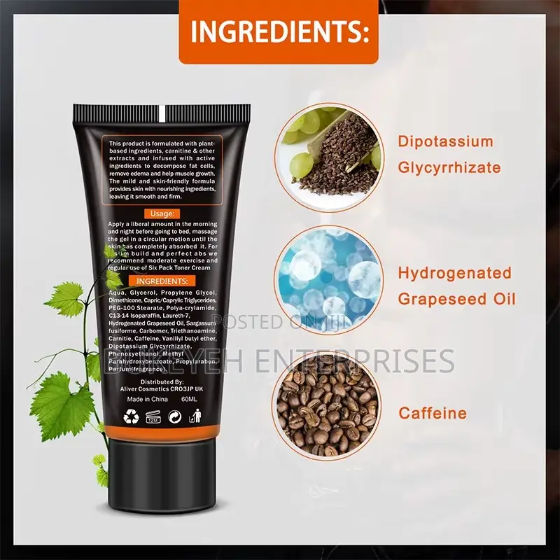 Powerful Abs Muscle Stimulation Cream – Fat Burning Slim