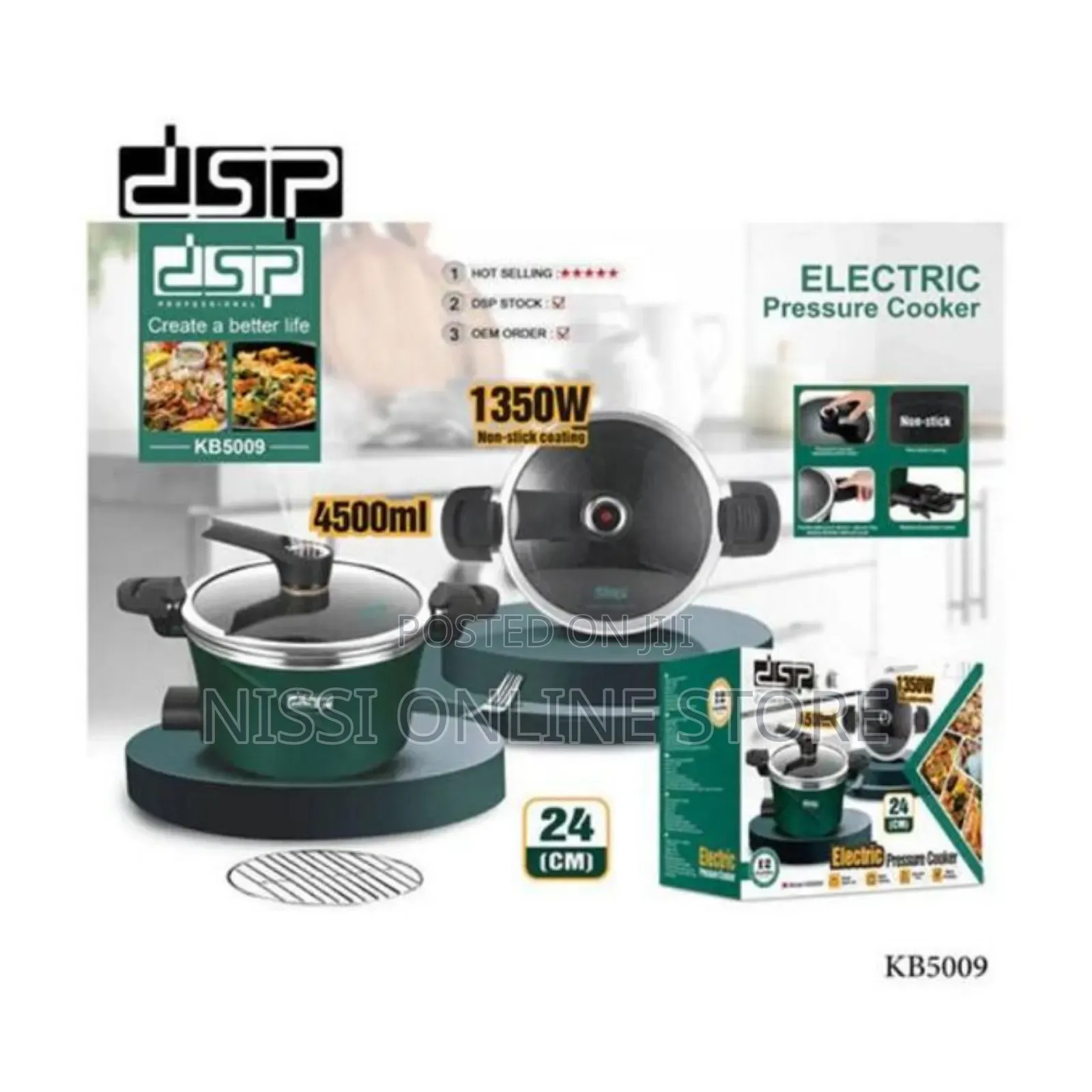 4.5l DSP Electric Pressure Cooker