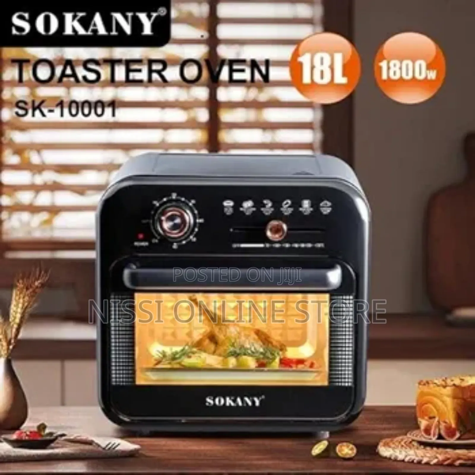 18l Sokany Air Fryer-Toaster-Oven