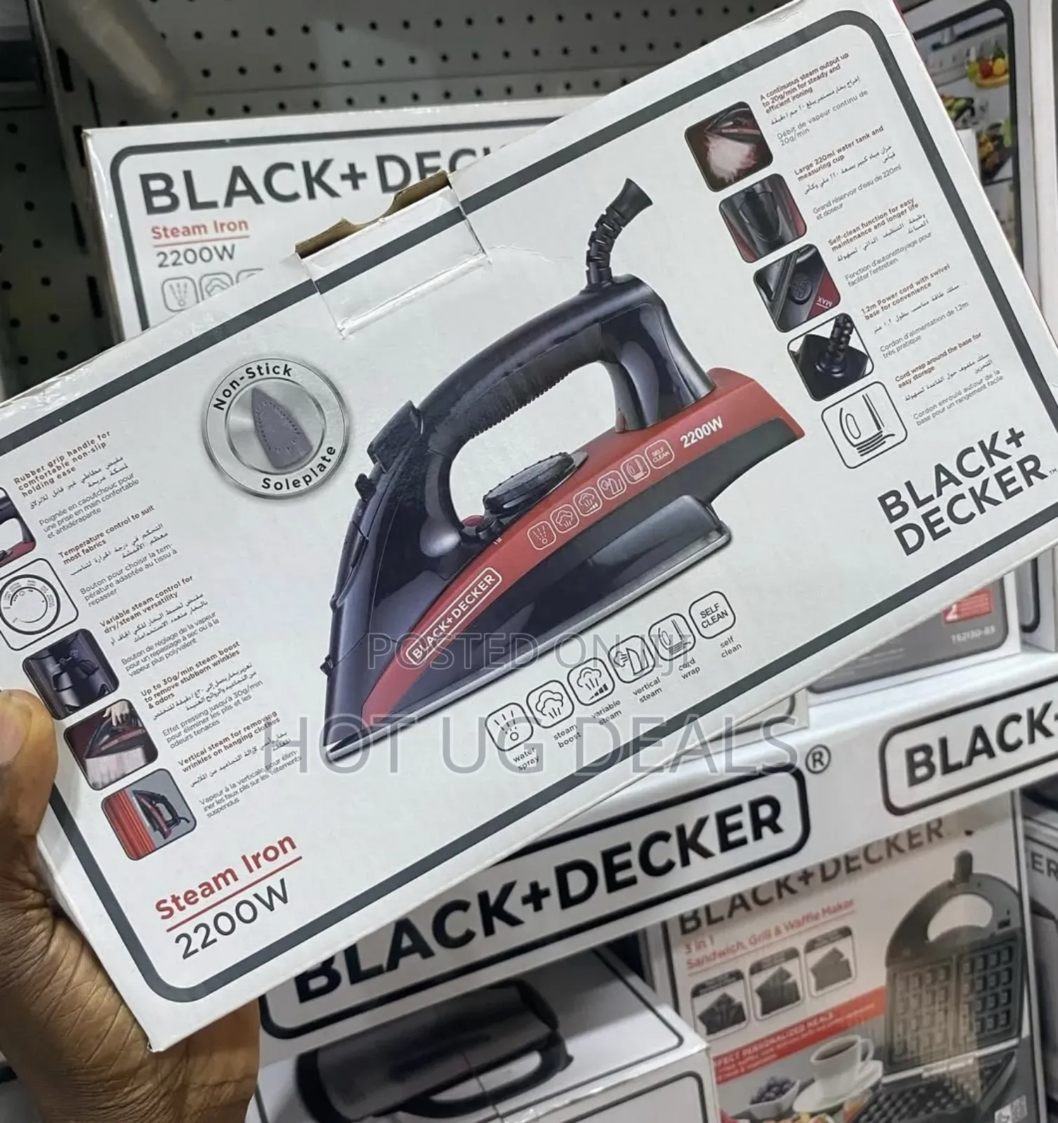 Black And Decker Steamer Iron - Multi-color.