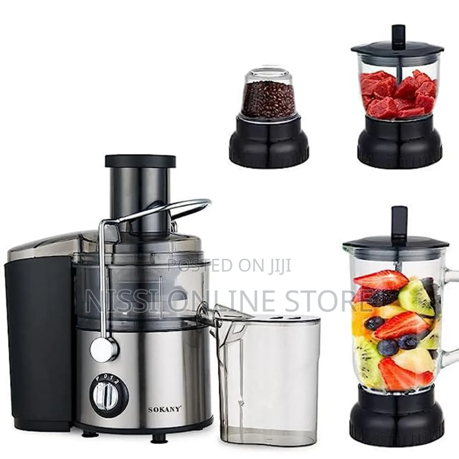 Sokany Multifunctional 800w Juice Extractor