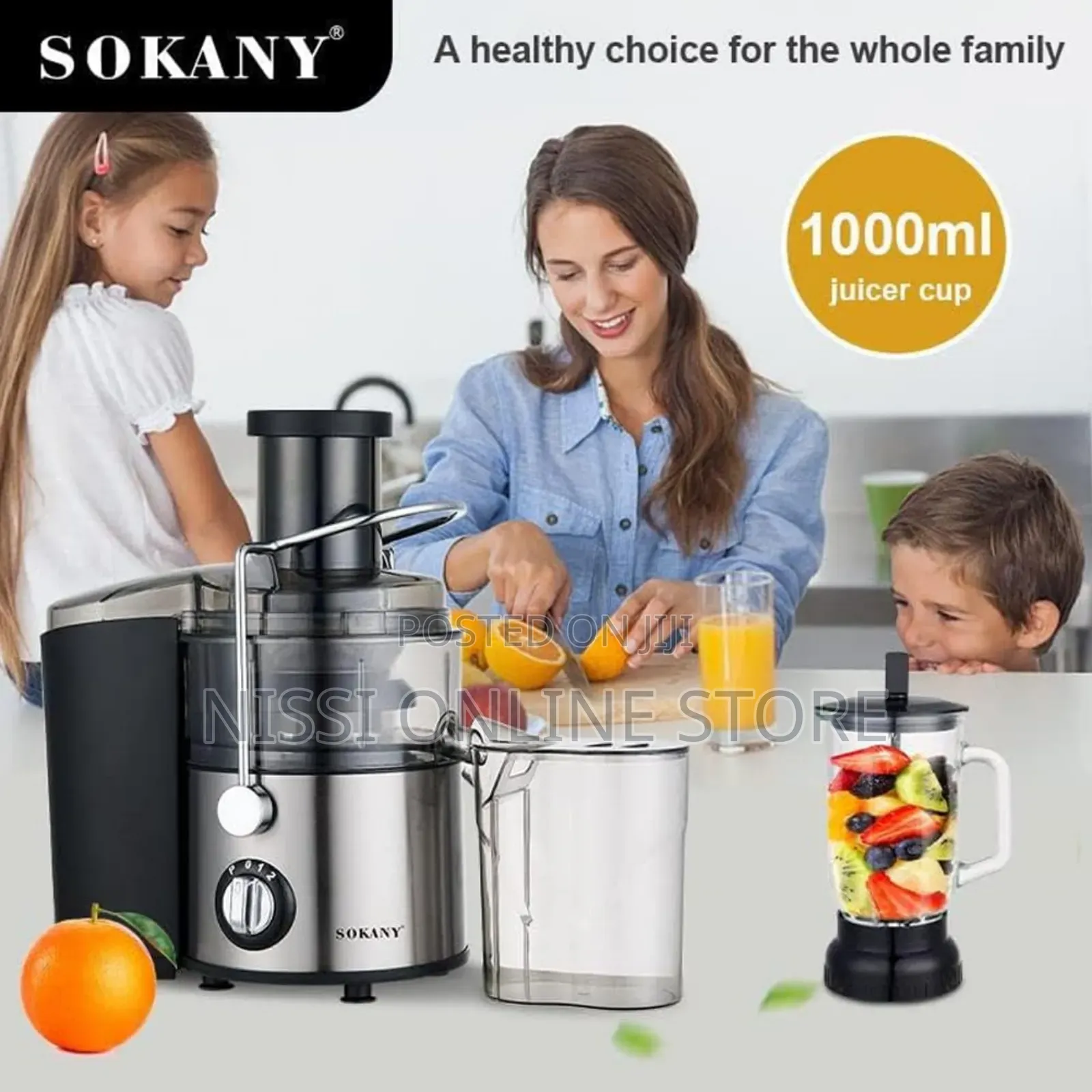 Sokany Multifunctional 800w Juice Extractor