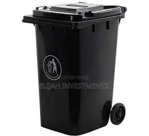 240l Plastic Outdoor Waste Bin With Wheels