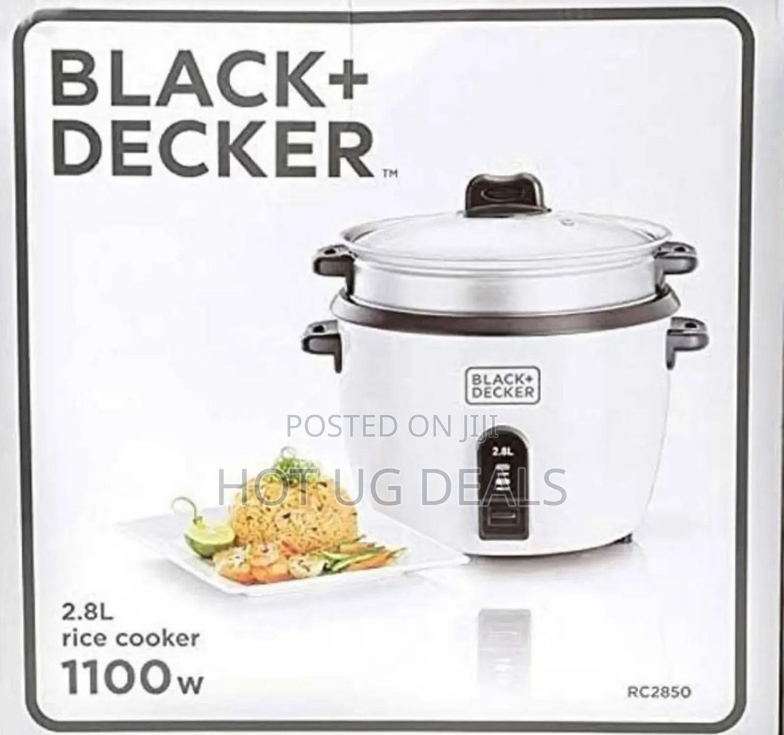 Black+Decker 2.8l Automatic Rice Cooker With 1100w Power