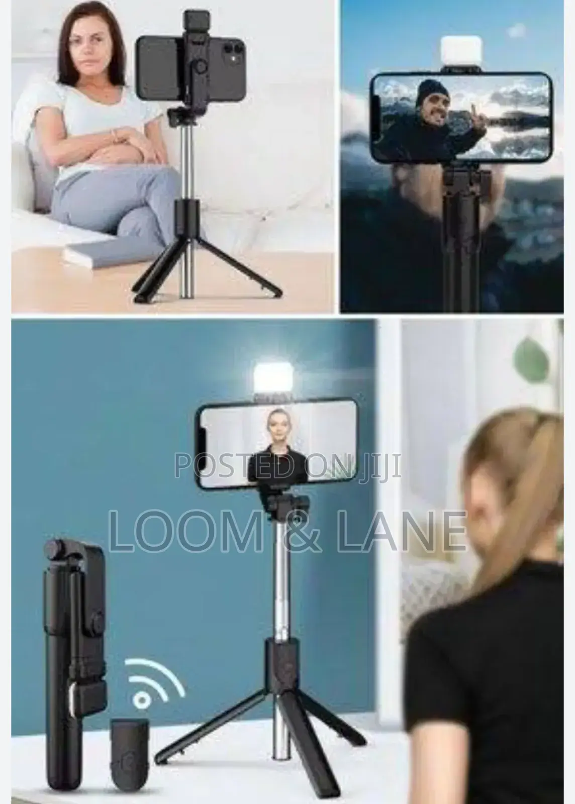 Bluetooth Selfie Stick and Tripod Stand Wireless Remote