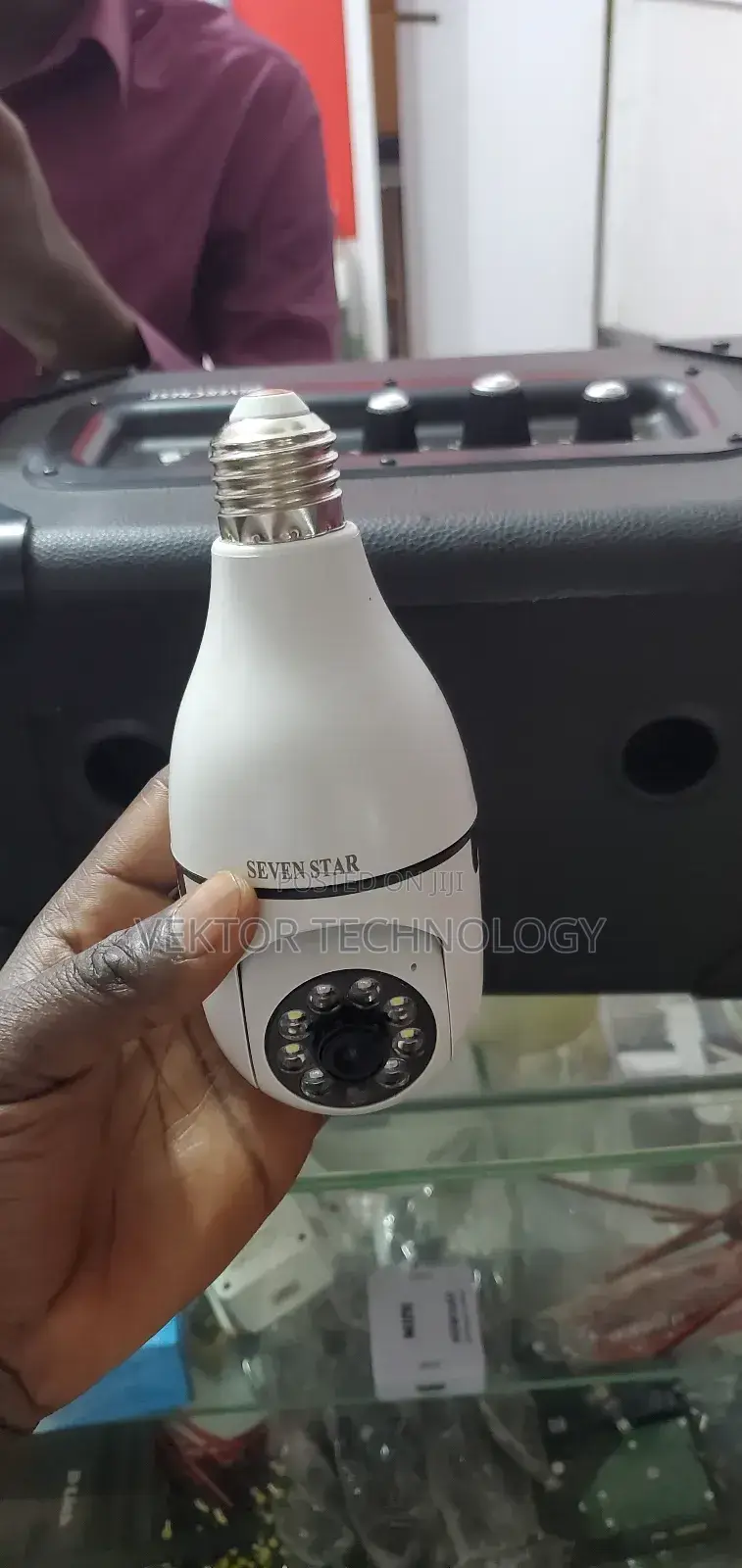 Wifi Bulb Camera Light, 1080p Smart Security Camera Bulb,