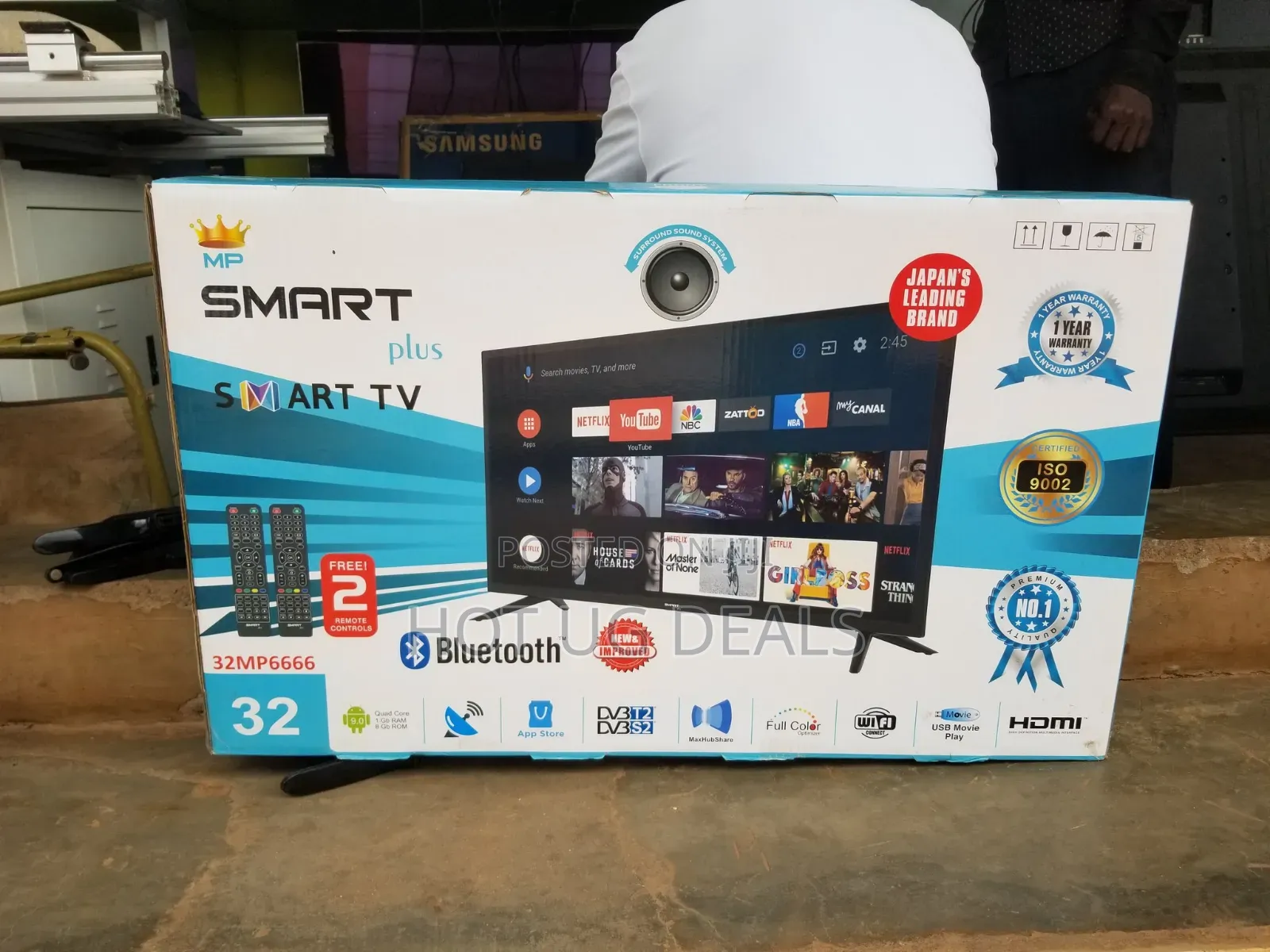 Smartplus 32 Inch Frameless Vidaa Hd Smart Tv With Bluetooth Youtube