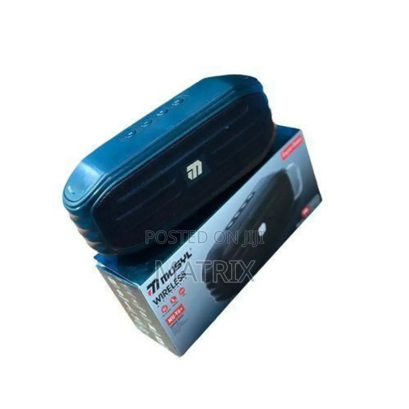 Rechargeable Usb/Sd Portable Speaker With Fm Radio - Black
