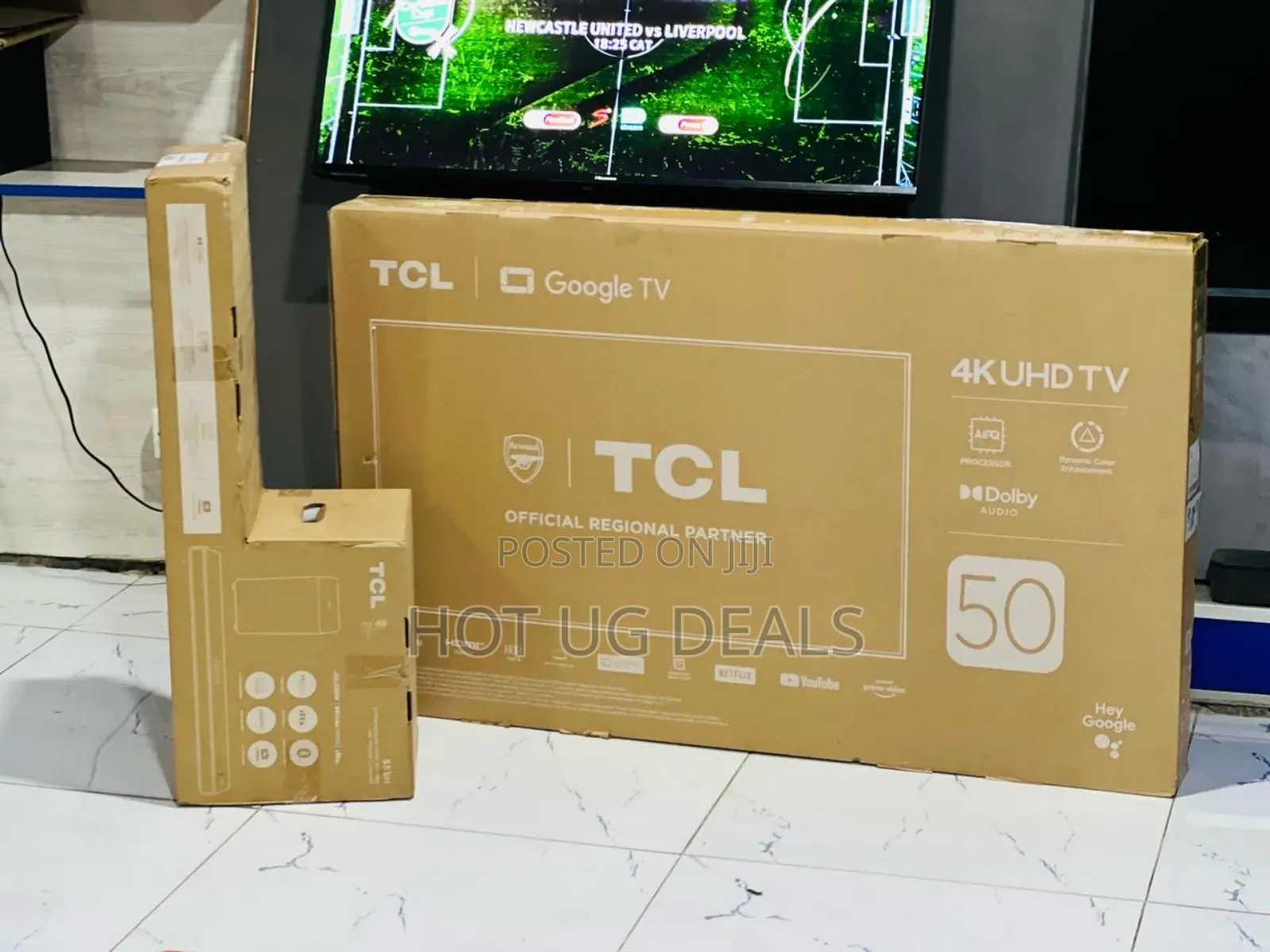 Tcl 50 Inches 4k Smart Google Tv With Hey Google, Bluetooth