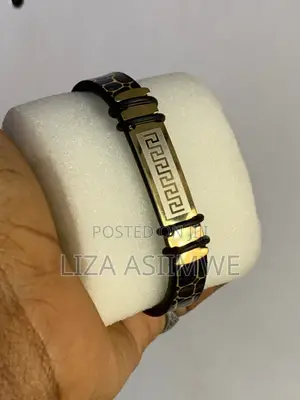Versace Leather Bracelet