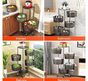 5 Tier Kitchen Trolley