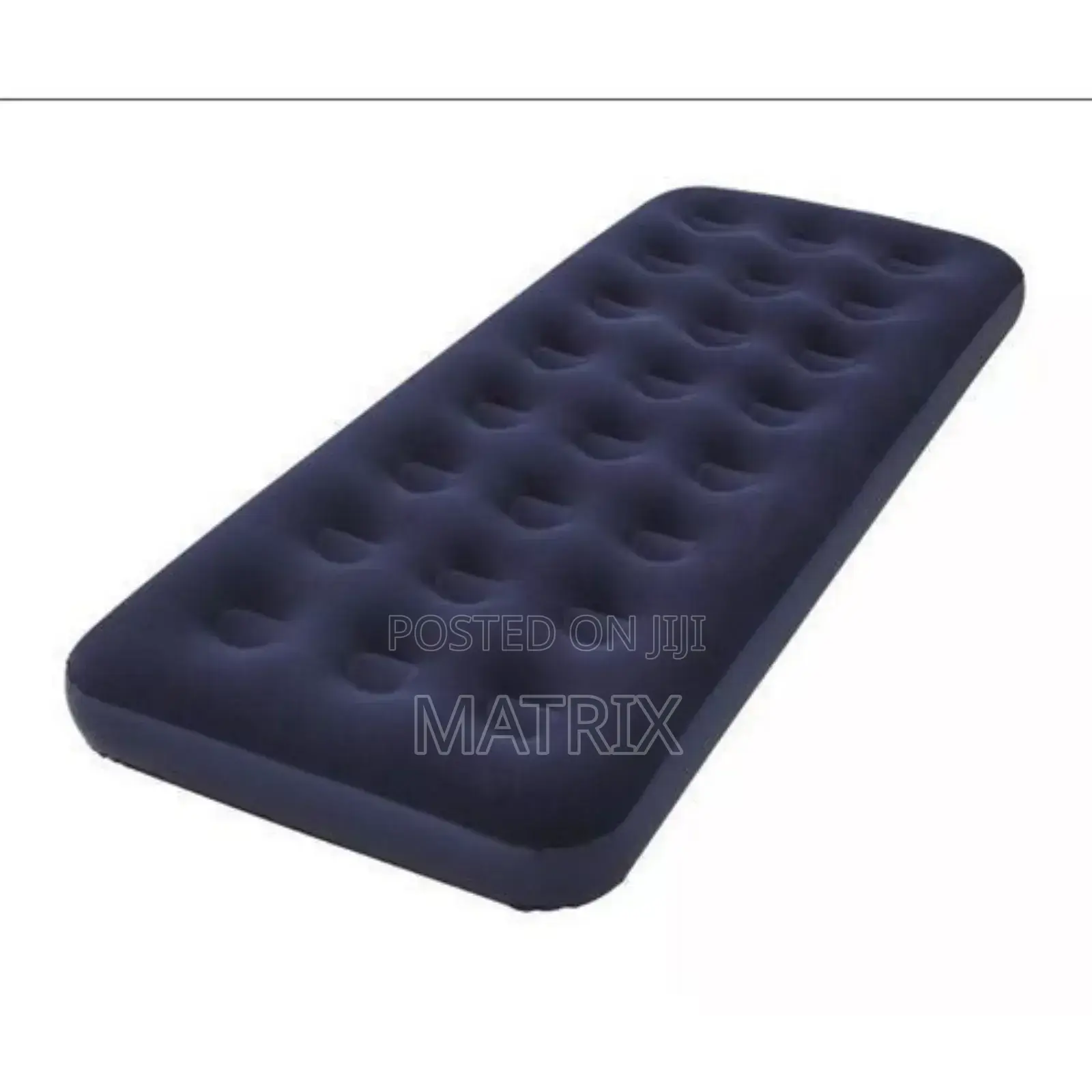 3x6 Air Inflatable Mattress With Pump - Navy Blue
