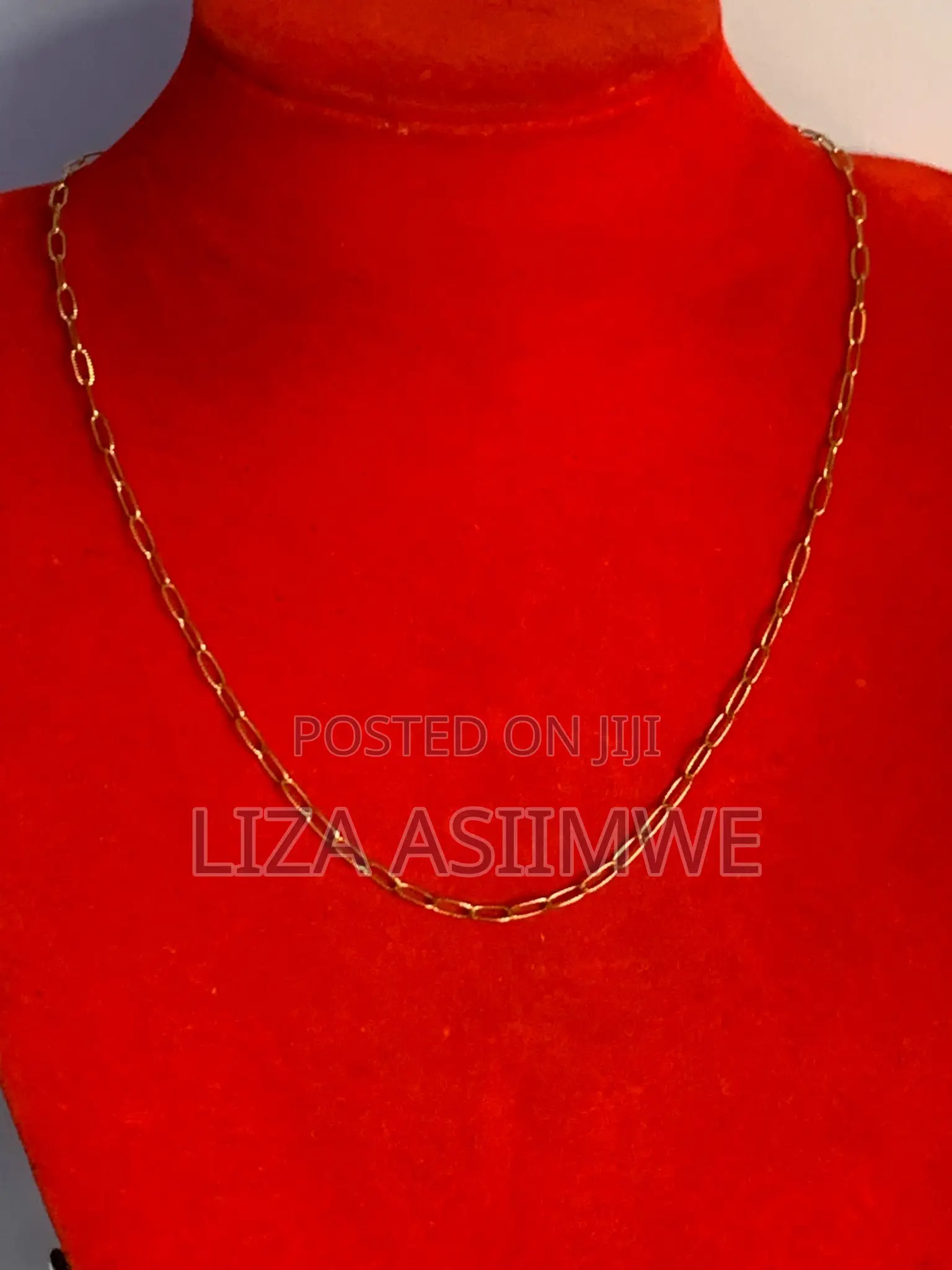18 Inch Vintage Double Curb Necklace