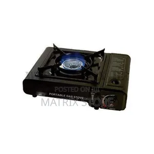 Photo - New Portable Single Butane Gas Cooker Stove - Black